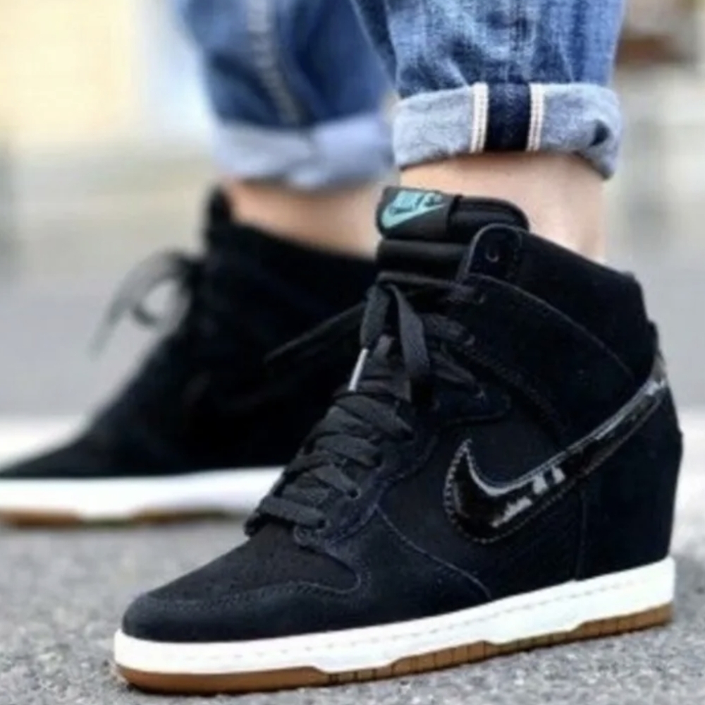 🔥Nike Dunk Sky Hi Hidden Wedge Sneakers